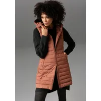 Aniston CASUAL Steppweste in zimt | Gr.: 40