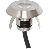 EVN LED Wand-/Deckeneinbau, rund, IP44, 350mA, 1W 3000K 55lm,