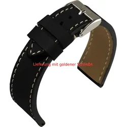 Eulit Yak-Leder Eulux Yak 24mm" E58482624101" - schwarz