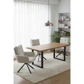 Wolf Möbel Drehstuhl SEBA creme 2er Set