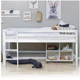 Hoppekids Halbhochbett Basic 90 x 200 cm weiß