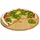 Relaxdays Pizzateller Ø 33 cm braun 1er Set