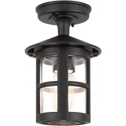 Hereford Verandalaterne mit 1 Licht, Schwarz