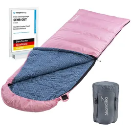 Skandika Schlafsack Dundee | Flanell | Deckenschlafsack aus Baumwolle, für Erwachsene