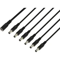 TRU Components TC-13232720 DC-Steckverbinder Buchse - Stecker 5.5 mm