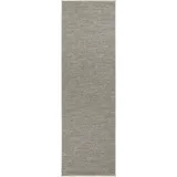 HANSE HOME BT Carpet Nature 500«, rechteckig, 5 mm Höhe, Flachgewebe, In- & Outdoor, Rutschfest, Flur, Garten, Terrasse Badezimmer – Grau Anthrazit, 80x250cm