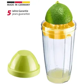 Westmark Mix- und Schüttelbecher 0,5 l Klar/Grün/Gelb