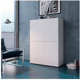 INOSIGN Highboard »Rimini« Höhe 129 cm, weiß