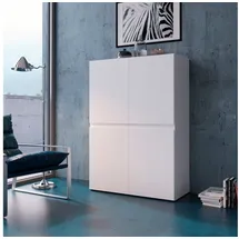 INOSIGN Highboard »Rimini« Höhe 129 cm, weiß