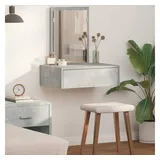 vidaXL Schminktisch Wandmontage Betongrau 60x40x70 cm
