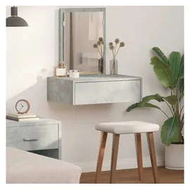 vidaXL Schminktisch Wandmontage Betongrau 60x40x70 cm