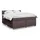 vidaXL Boxspringbett 180 x 200 cm Dunkelbraun