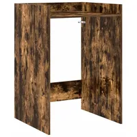 vidaXL Waschmaschinen-Schrank 67,5 x 62 x 97 cm Geräucherte Eiche Holz