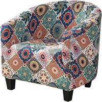 uyeoco Sesselüberwürfe Sesselschoner Sesselbezug Jacquard Clubsessel Elastisch Stretch Sesselhusse für Cafe Stuhl Sessel (Color : #39)