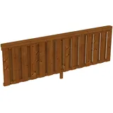 SKANHOLZ Brüstung Deckelschalung 270 x 84 cm Holz Nussbaum