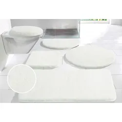 Badematte MY HOME "Merida" Gr. 2, beige (natur), H:32mm, Kunstfaser, Badematten, Badteppich, Uni Farben, rechteckig, rund & als 2-tlg. Set erhältlich