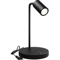 Maclean Brackets Maclean GU10 Schreibtischlampe mit Ein/Aus Schalter (Schwarz,