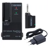 Boss WL-50 Wireless Funksystem mit Patchkabel (Bass, Gitarre), Effektpedal, Schwarz