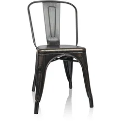 Stuhl VANTAGGIO COMFORT OUTDOOR schwarz / gold hjh OFFICE