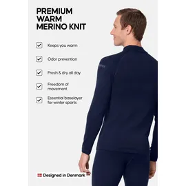 Danish Endurance Langarmshirt Extreme Merino LS in schwarz - L