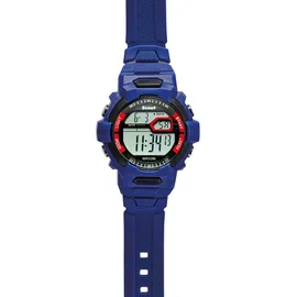 Scout Quarzuhr 0 mm Kunststoff Blau Silikonarmband Blau