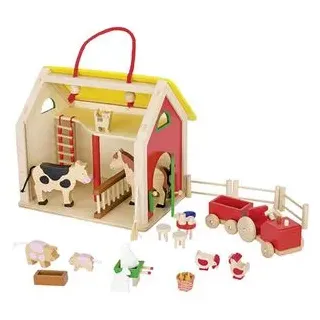 GoKi Farmhaus Koffer mit Zubehör