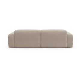 TRENDMANUFAKTUR Ecksofa TRENDMANUFAKTUR "Braga, mit hochwertigem Kaltschaum, L-Form, in Cord erhältlich", grau (taupe), B:255cm H:72cm T:160cm, 92% Polyester, 8% Nylon, Sofas, Ecksofa, modernes Sofa, Couch mit hohem Sitzkomfort, 255/72/160 cm (B/H/T)