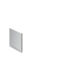Duravit Badewanne Duravit No. 1 1700x100 weiß, einbauversion,Trapez,ecke linkss