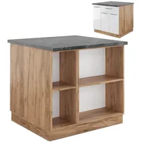 Vicco Kochinsel Fame-Line 90 x 82 x 60 cm Weiß