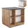 Vicco Kochinsel Fame-Line 90 x 82 x 60 cm Weiß