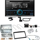 Kenwood DPX-7300DAB Bluetooth DAB Einbauset für Peugeot 207 307 Partner Expert