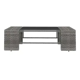 vidaXL Garten-Lounge-Set grau 49527