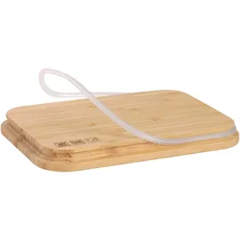 Lässig Kinder Brotdose Edelstahl und Bambus Frühstücksbox nachhaltig Kindergarten Schule/Lunchbox Stainless Steel Bamboo Nature