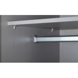 Sconto Schrank 1-türig Multischrank-System - grau ¦ Maße cm B: 40 H: 185 T: 54.0