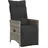 vidaXL Gartensessel 59 x 59 x 92 cm grau
