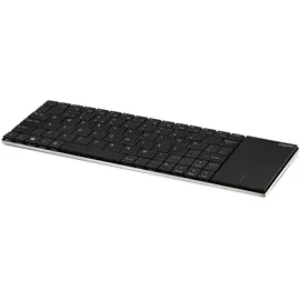 Rapoo E2710 Wireless Keyboard mit Touchpad DE schwarz (16170)