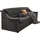 DOMO collection Couch Mikrofaser 3-Sitzer Grau