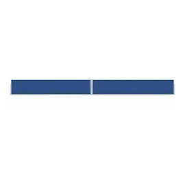 vidaXL Ausziehbare Seitenmarkise 1,7 x 12 m blau