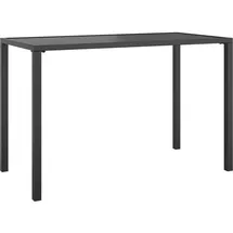 vidaXL Garten-Esstisch 110 x 54 x 70 cm Anthrazit