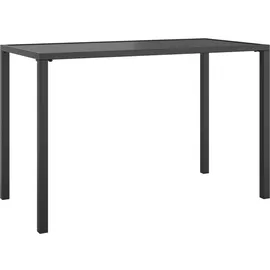vidaXL Garten-Esstisch 110 x 54 x 70 cm Anthrazit