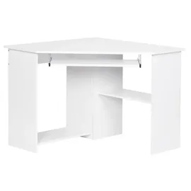 Casavanti Eckschreibtisch weiß matt B/H/T: ca. 127x73x88,5 cm - weiß