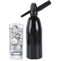 Pomrone Soda Siphon Aluminium 1 Liter Soda Maker, CO2-Zylinder Wassersprudler Sprudelwasser Maschine Sodaflasche Für Hause Frisches Sodawasser, Cocktails, Hartes Selters