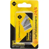 IDENA Heftklammern, für 24/6, verzinkt