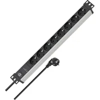 Brennenstuhl Steckdosenleiste 2 m Schwarz/Silber 1 St.