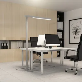 ARCCHIO Arcchio, Susi dimmbar, mit Bewegungsmelder für Arbeitszimmer / Büro, Aluminium, Modern in alu aus 1-flammig Arbeitszimmerleuchte