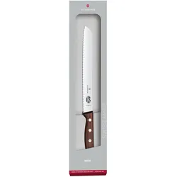 Victorinox Brotmesser, Ahorn modifiziert, Wellenschliff,21cm,