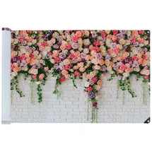 Maximex Balkonsichtschutz 85 x 500 cm bunt/rosa