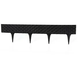 Noor Palisade 82 x 8 cm 3 Stück schwarz