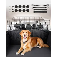 Vevor Hunde Autobarriere einstellbare Trennwand Hundegitter 1525 mm Autoschutzgitter