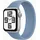 Apple Watch SE 2023 GPS 40 mm Aluminiumgehäuse silber, Sport Loop winterblau